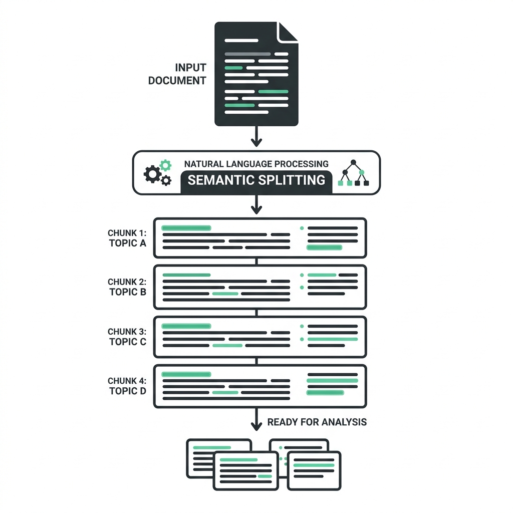 Semantic Chunking Diagramm